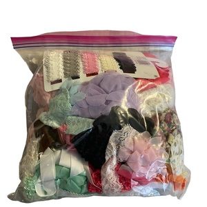 Lot of baby/ toddler hair bows and headbands. SOLD
